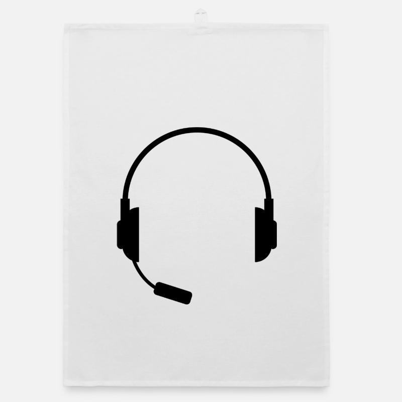 Headset mit Mikrofon Organic Geschirrtuch