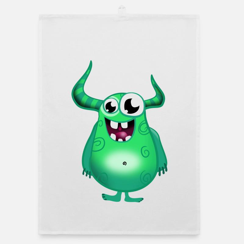 Monster green Organic dish towel