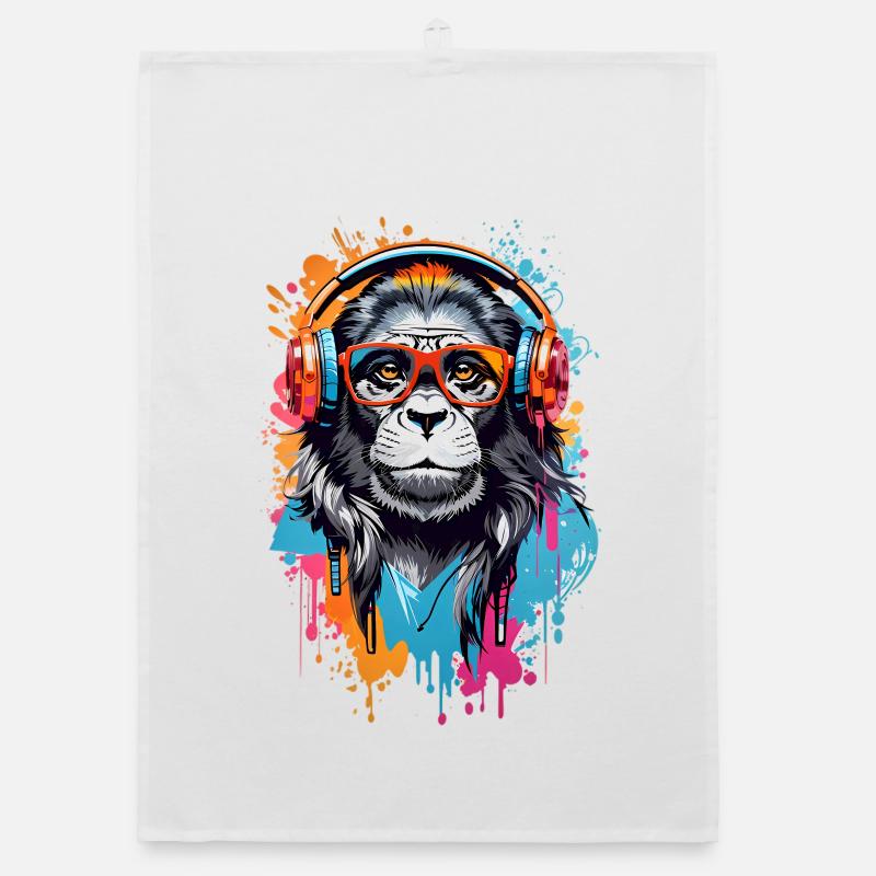 Cool monkey Organic dish towel
