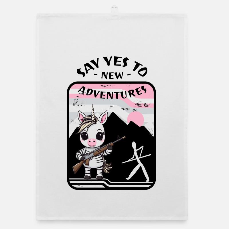 Licorne zèbre Torchon bio