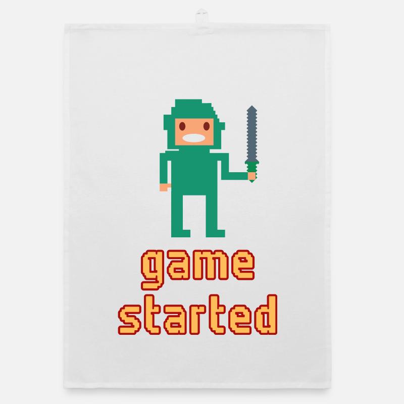 Game Begins - Back to School Organic dish towel