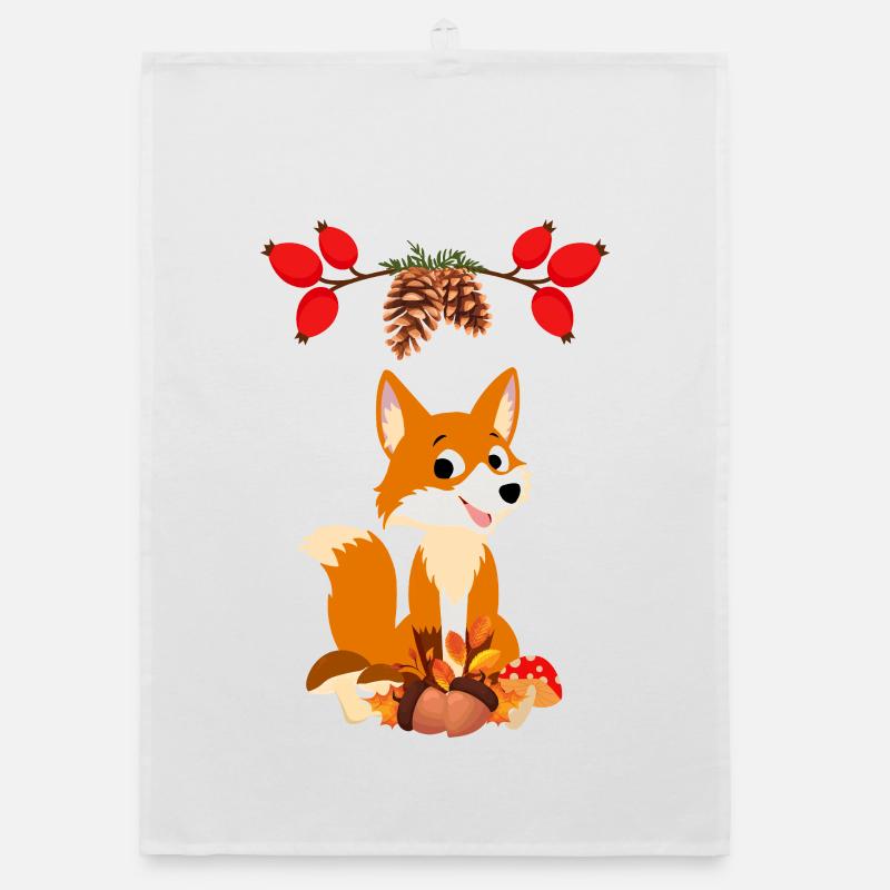 Fox Organic dish towel
