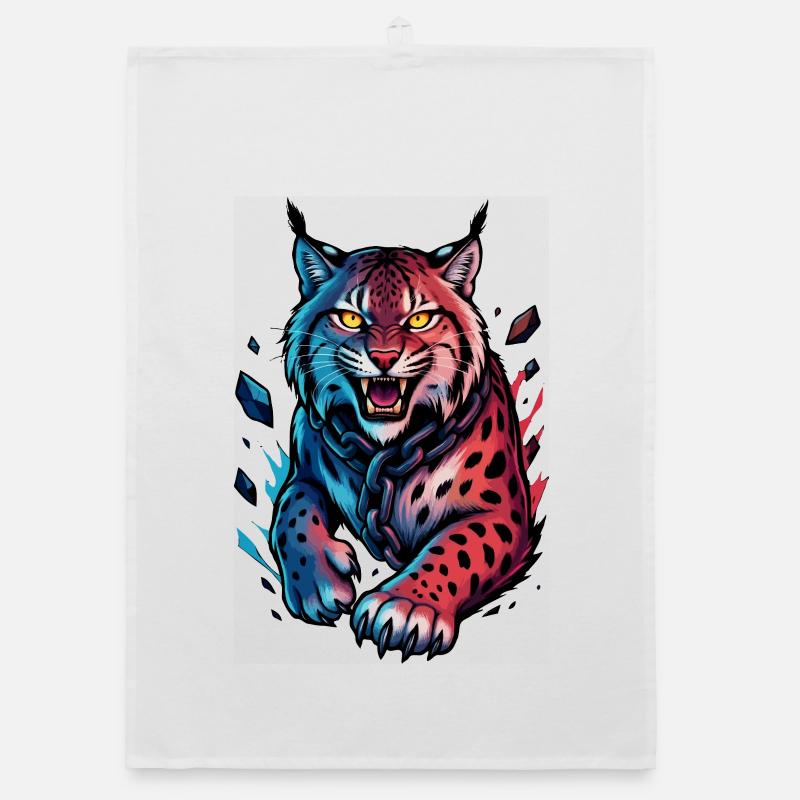 Lynx à l’attaque Torchon bio