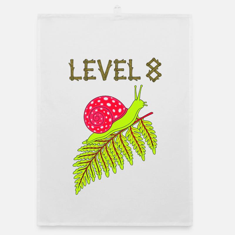 Level 8 Snail Organic dish towel