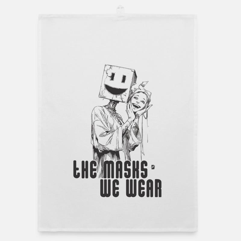 Les masques que nous portons Torchon bio