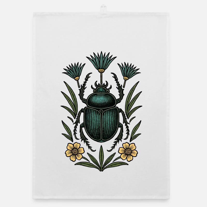 Insecte dans la structure de la fleur Torchon bio