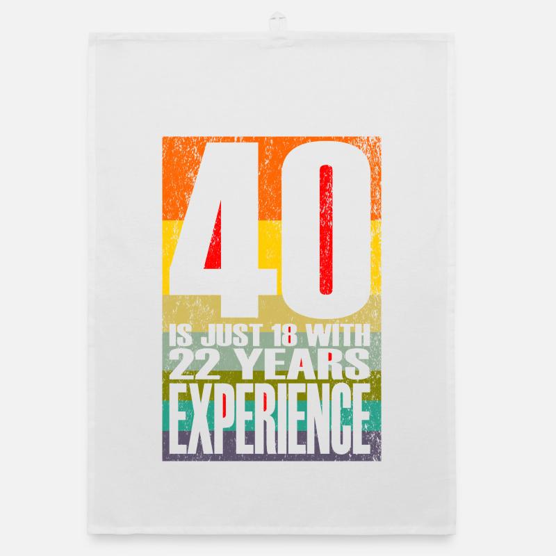 40 ans, c’est juste 18 ans avec 22 ans d’expérience Torchon bio