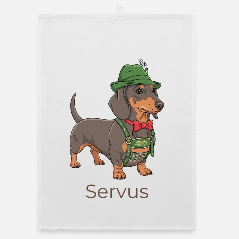 Servus, little charmer! Organic dish towel