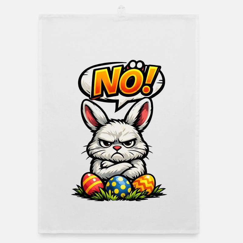 NÖ Hase Ostern Geschenk Organic Geschirrtuch