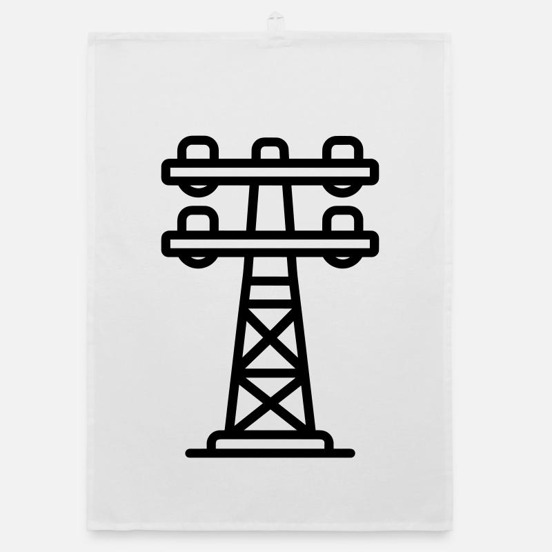 power pole Organic dish towel