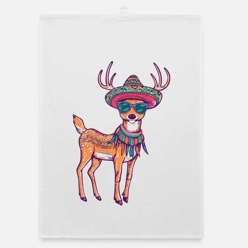 Sombrero comique comique de cerf Torchon bio