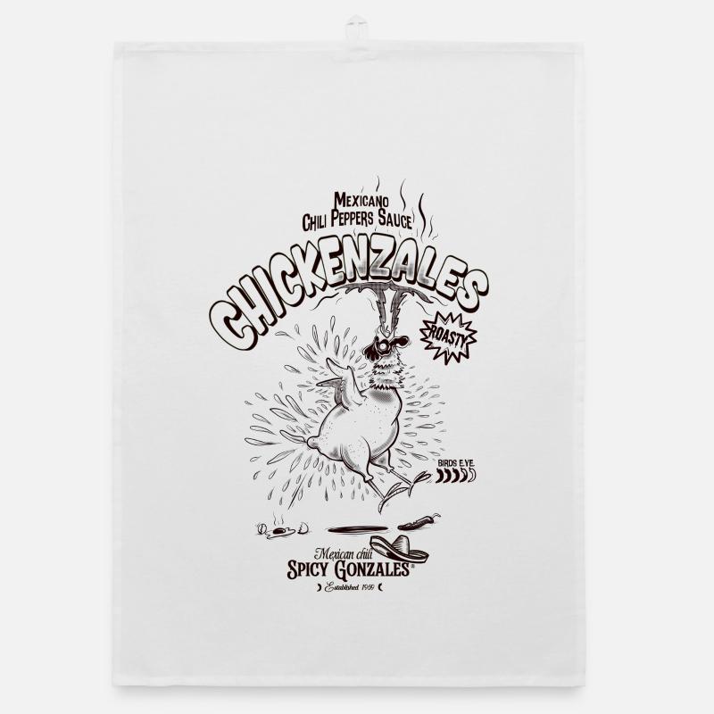 Gonzales Spicy Salsa Chicken Organic dish towel