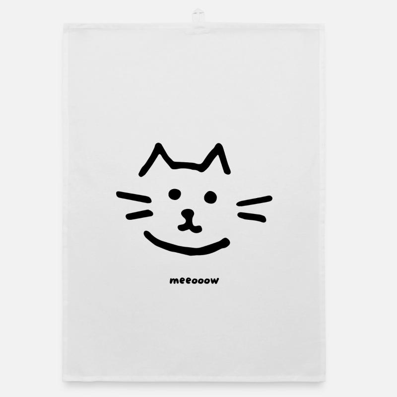 Conception propre de Cat Meow Torchon bio