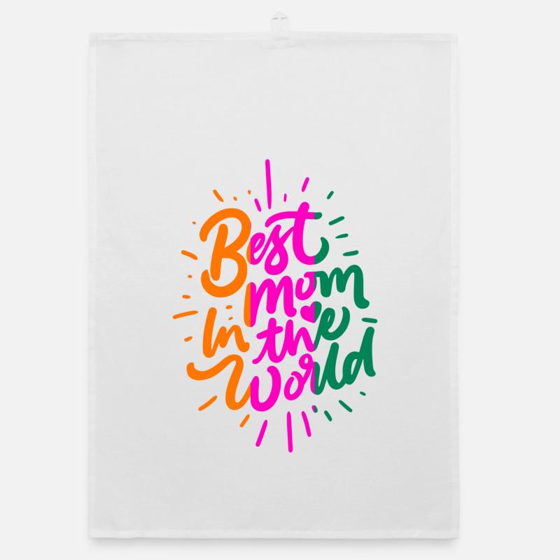 Meilleure maman du monde Torchon bio