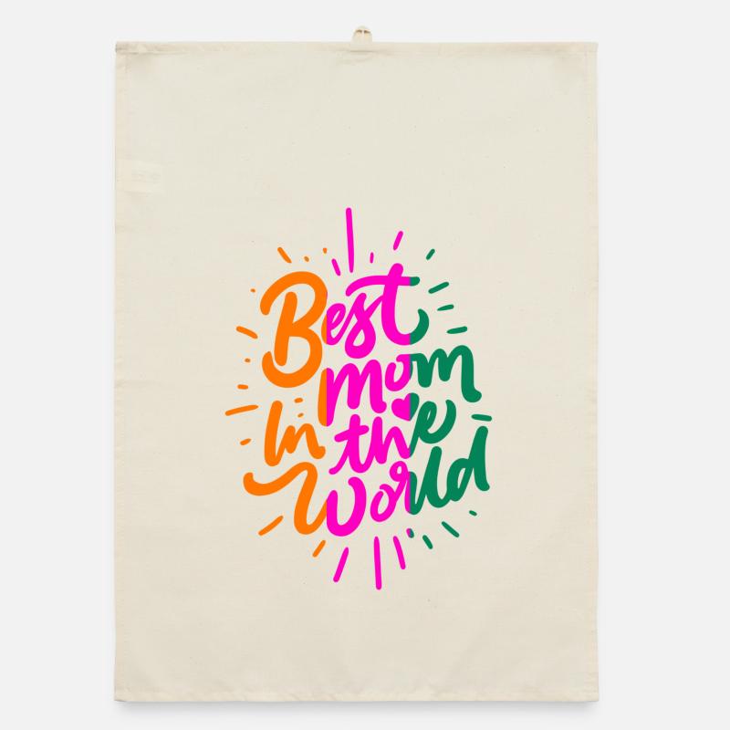 Beste Mutter der Welt Organic Geschirrtuch