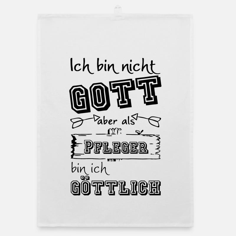 Göttlicher Pfleger Geschenk Organic Geschirrtuch