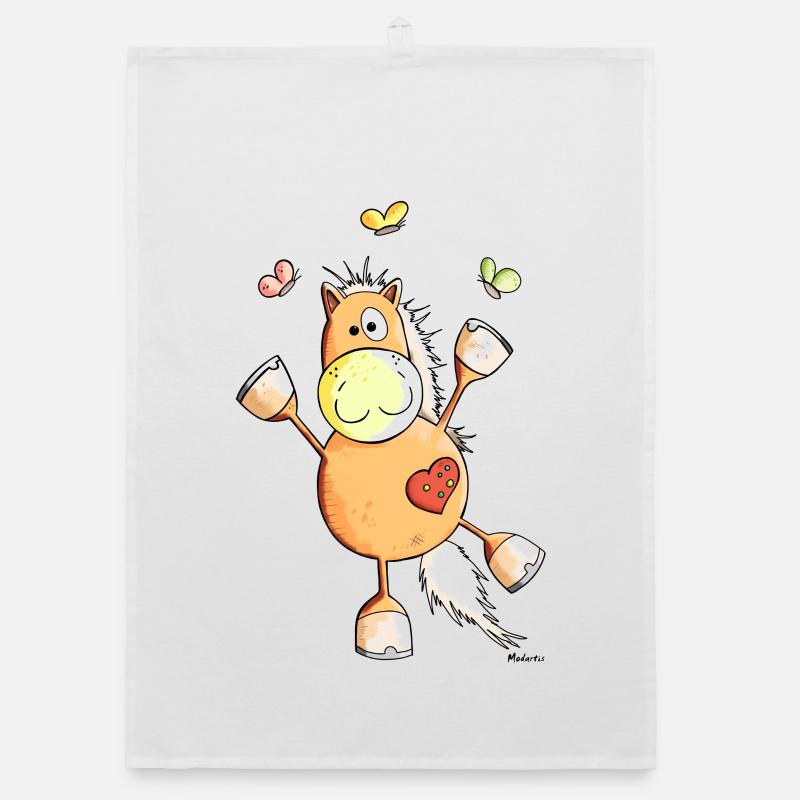 Priscilla das Pferd Organic Geschirrtuch