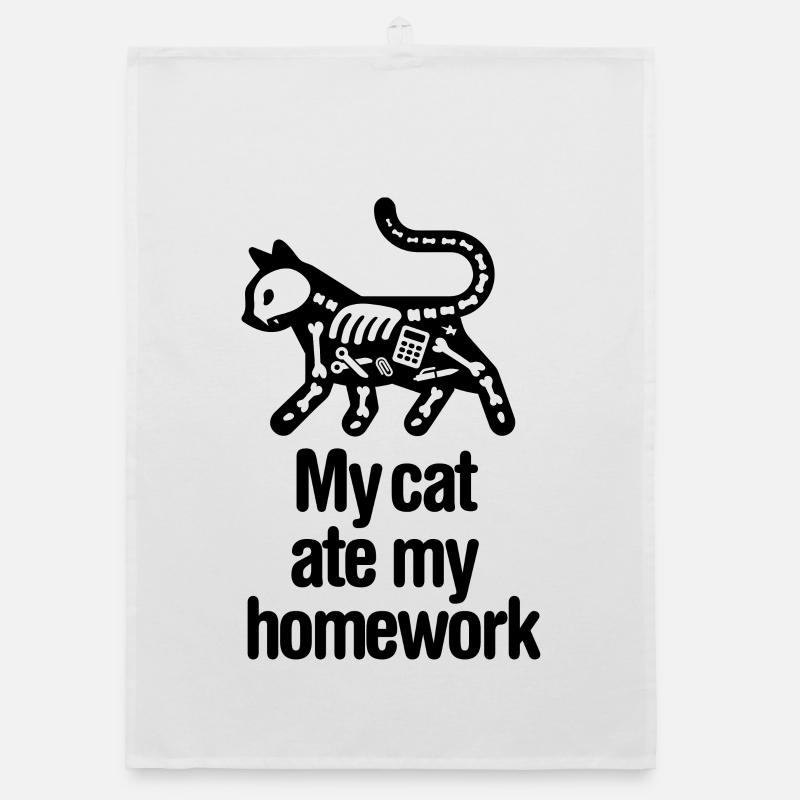 Mon chat a mangé mes devoirs à l'école Torchon bio