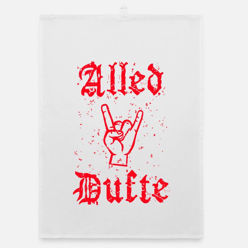 "Alled Dufte" cooler berliner Spruch Organic Geschirrtuch