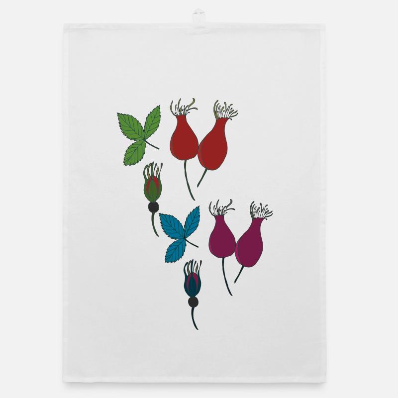 rosehip style Organic dish towel