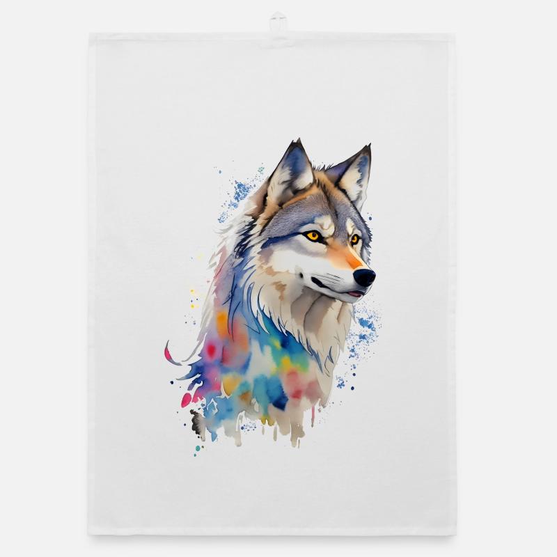 Wolf Organic Geschirrtuch