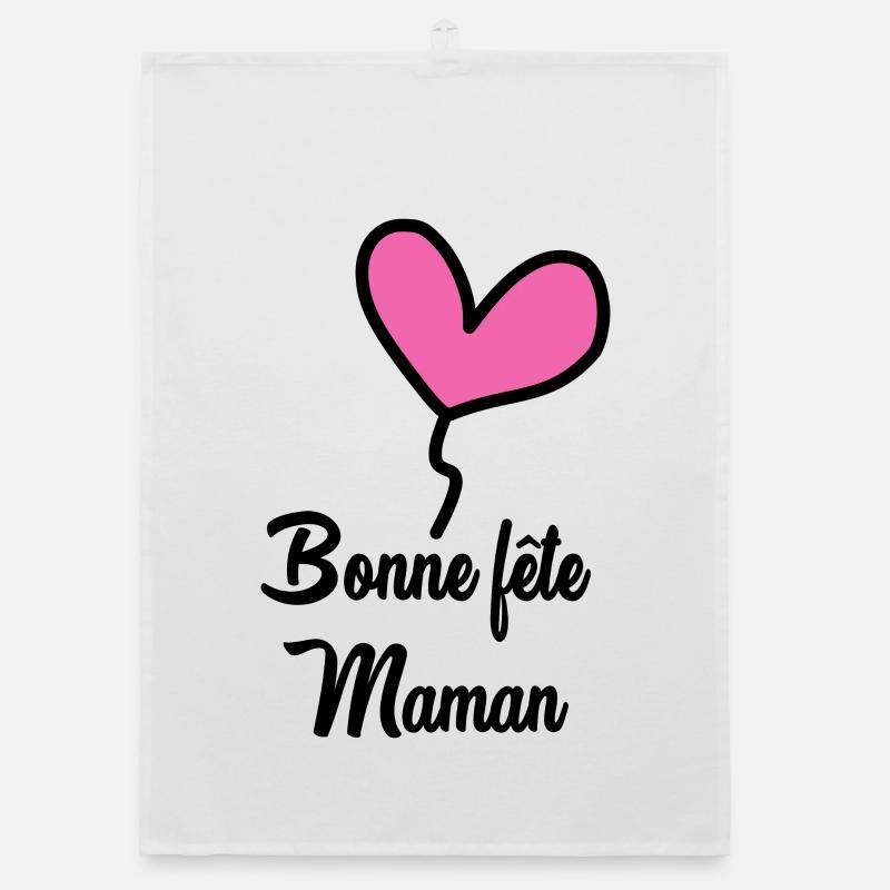 MUTTERTAG. SCHÖNEN MUTTERTAG Organic Geschirrtuch