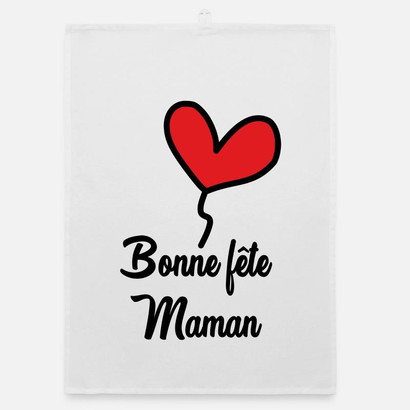 MUTTERTAG. SCHÖNEN MUTTERTAG. MAMA Organic Geschirrtuch