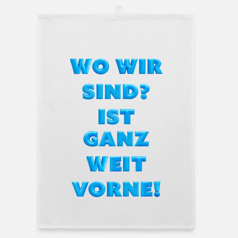 Question: Where are we? Way ahead! Organic dish towel