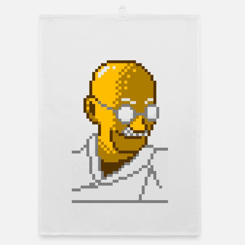 Gandhi pixel 8 bits Torchon bio