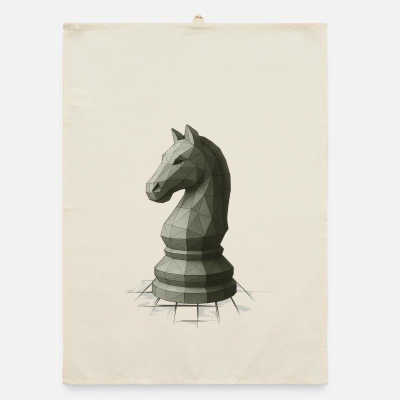 Conception du cavalier d’échecs à faible polygonisme Torchon bio