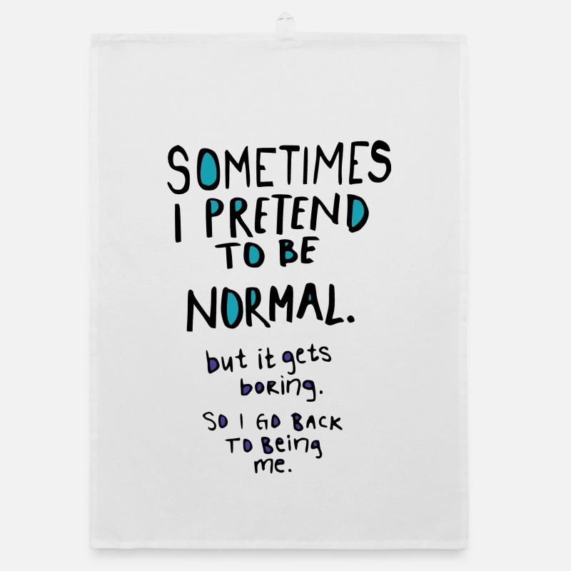 Pretend to be normal Organic dish towel