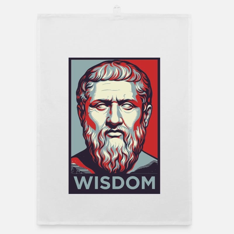 Portrait de Sagesse Pop Art Torchon bio