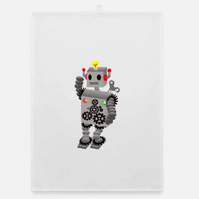 robot Organic dish towel