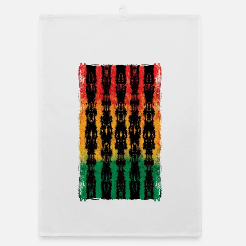 Gradient with symmetry and pattern Organic dish towel