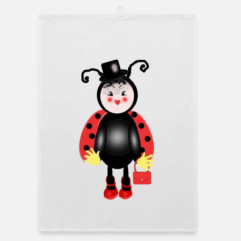 ladybug Organic dish towel