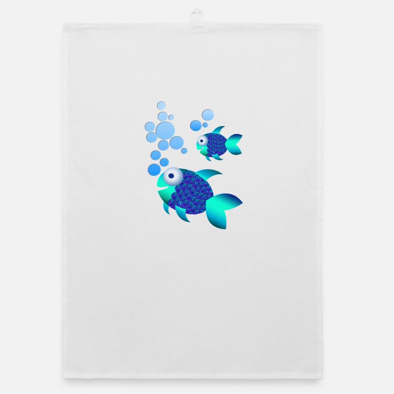 Fisch Organic Geschirrtuch