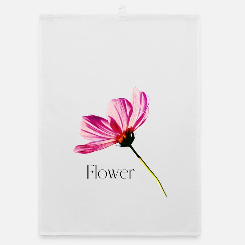 Flower Organic dish towel