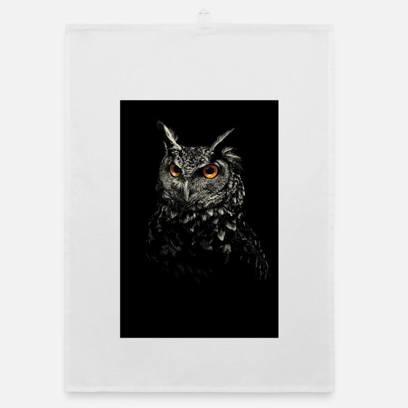 Eule Organic Geschirrtuch