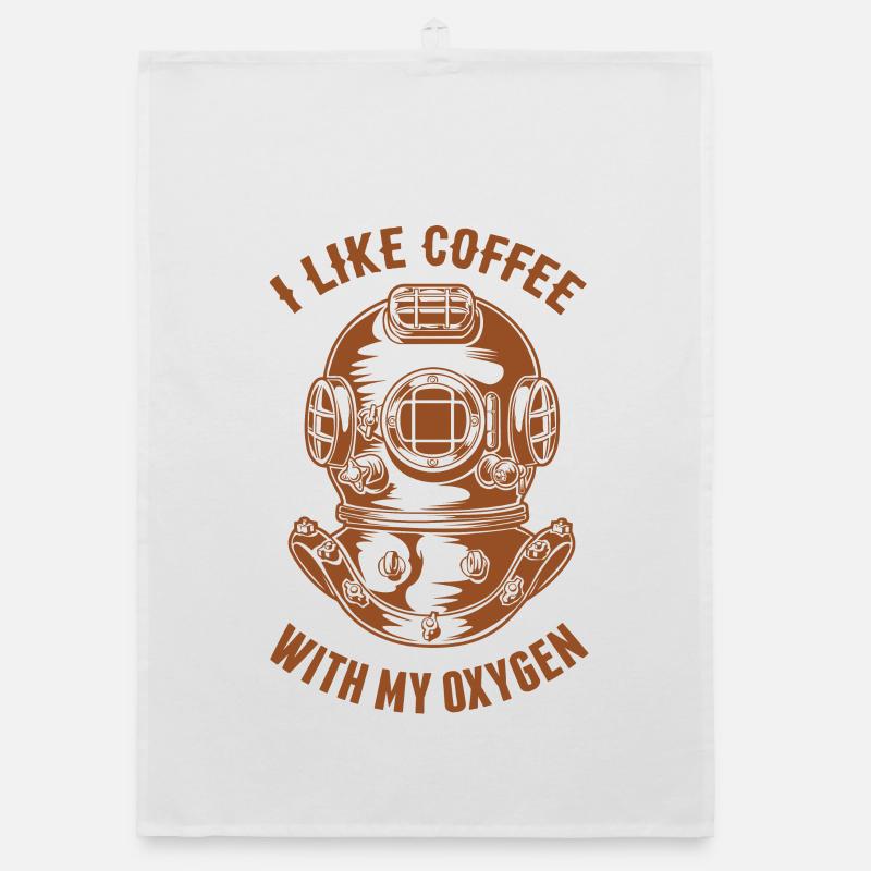 J’aime le café avec mon oxygène - Les plongeurs adorent le café Torchon bio