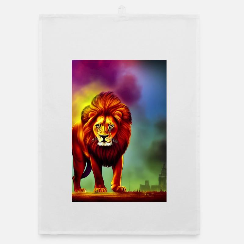 Löwen King Organic Geschirrtuch