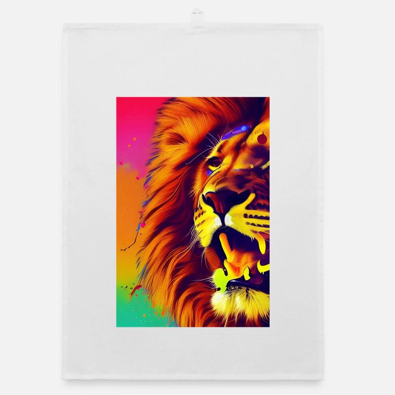 Löwen King Organic Geschirrtuch
