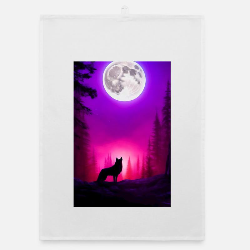 Loup et Lune Torchon bio