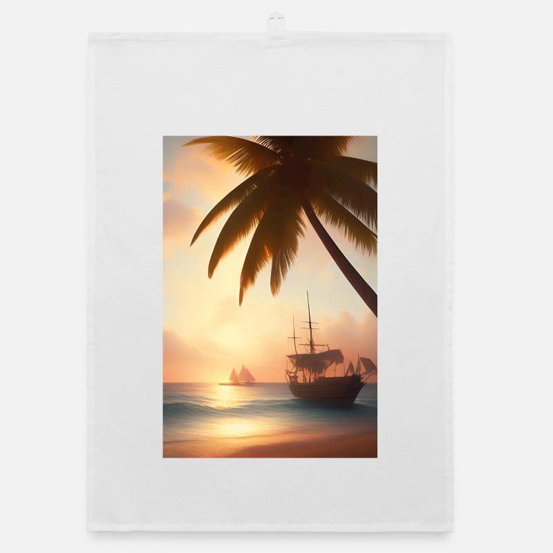 Caraïbes Palm Beach Torchon bio