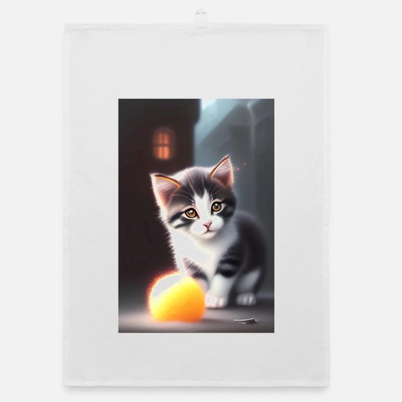 Bébé chat Torchon bio