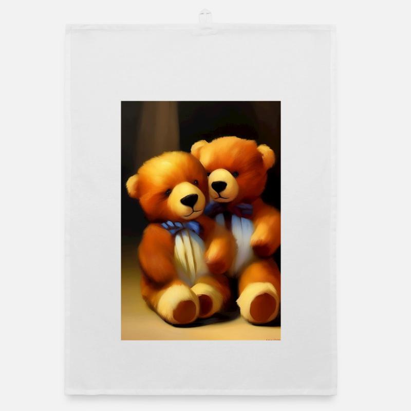 Teddybär Organic Geschirrtuch