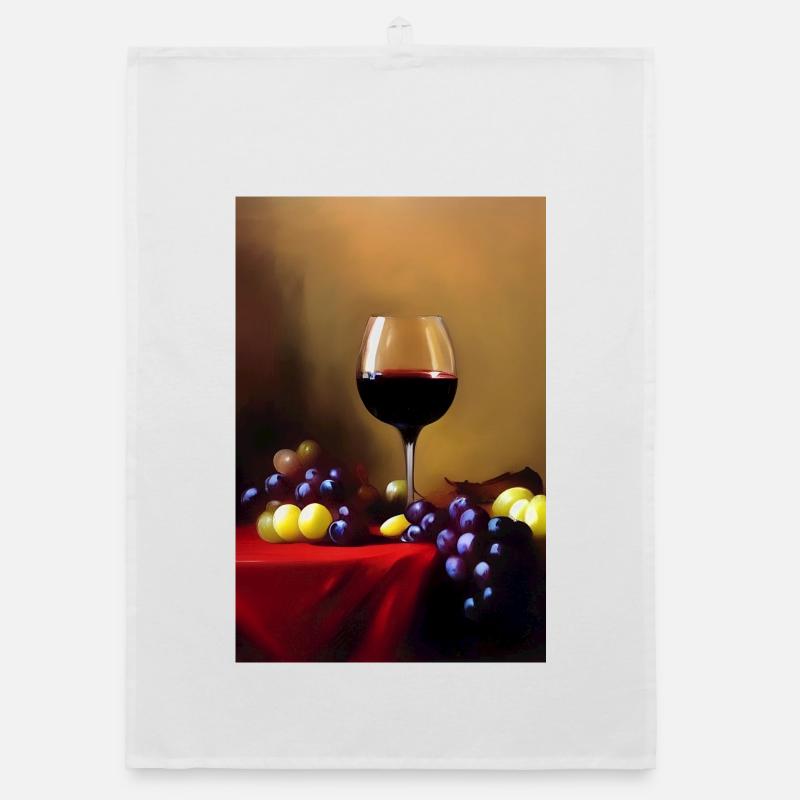 Wine drinkers Organic dish towel