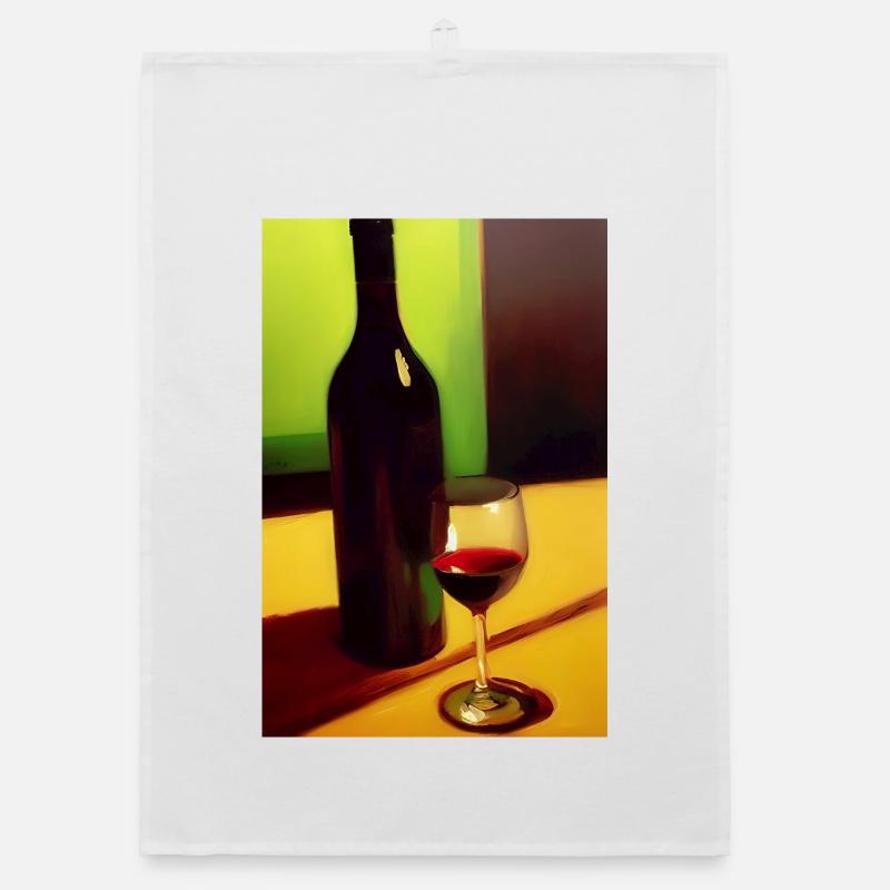 Wein Trinker Organic Geschirrtuch