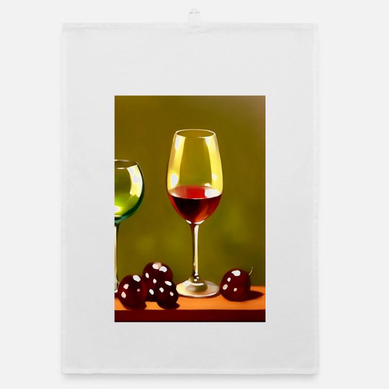 Wine drinkers Organic dish towel