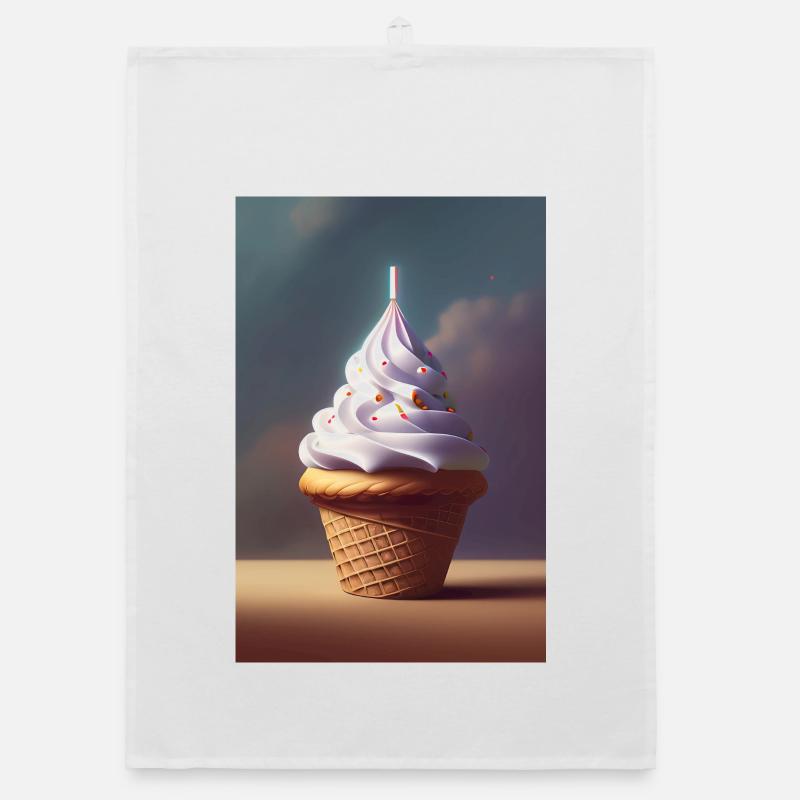 Ice cream Organic dish towel