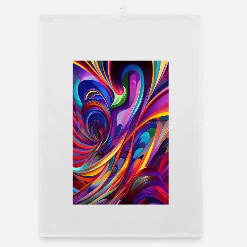 Abstrakte Kunst Organic Geschirrtuch